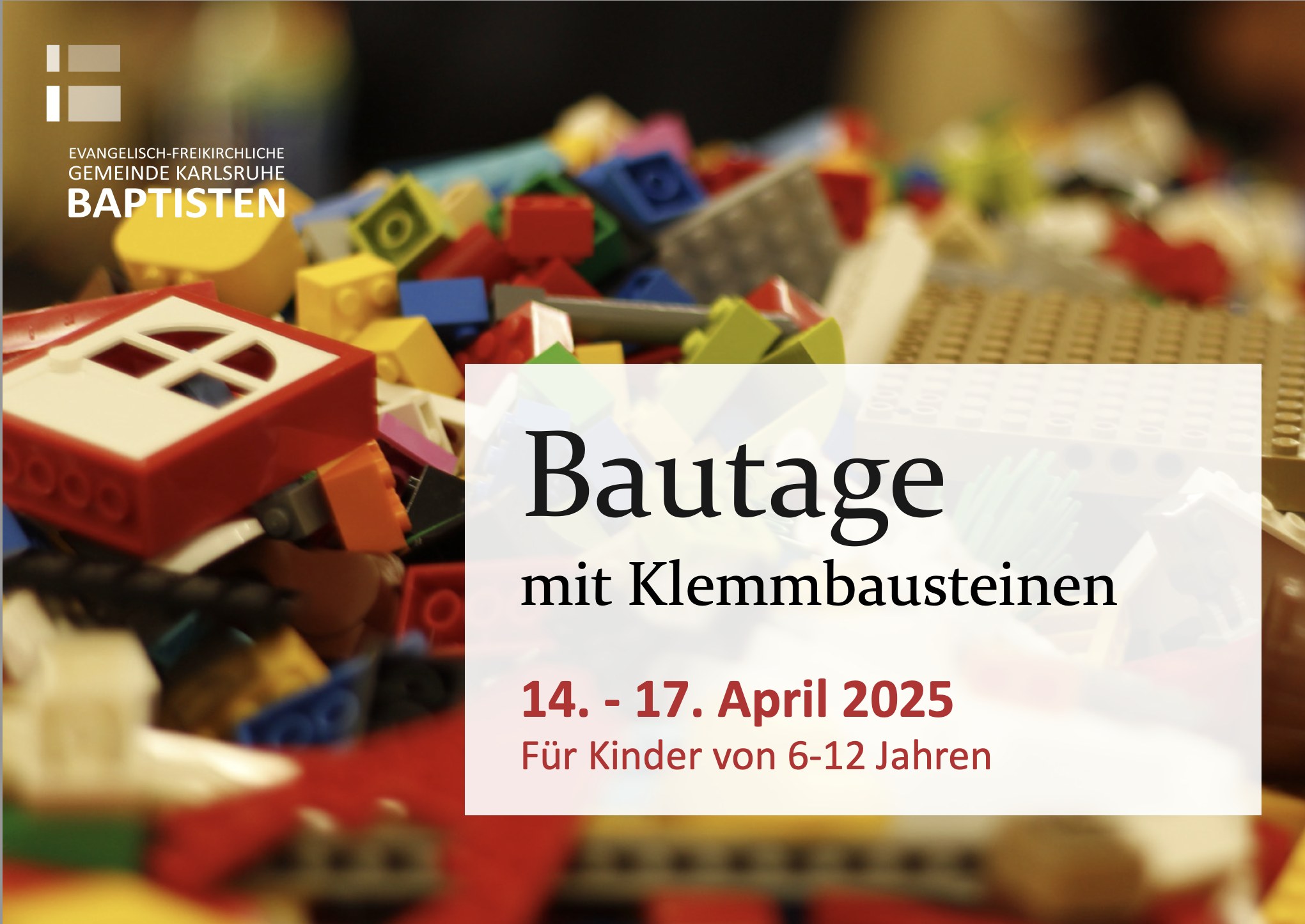 Flyer Klemmbaustein Bautage